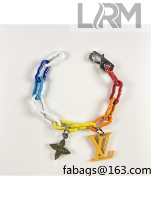 Louis Vuitton Chain Rainbow Charms Bracelet  2021 44