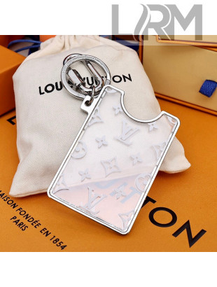 Louis Vuitton Transparent LV Prism ID Holder Bag Charm and Key Holder White 2021 