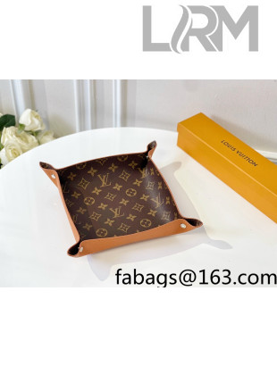 Louis Vuitton Monogram Canvas and Leather Tray 25cm Brown 2021 43