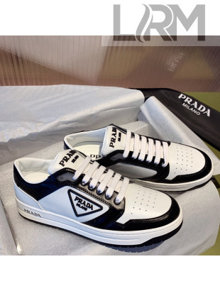 Prada District Leather Sneakers White/Black 2021 19