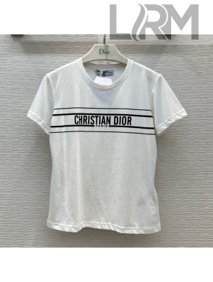 Dior Cotton T-Shirt White 2022 10