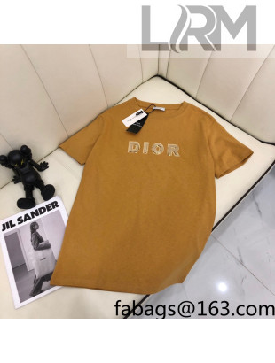 Dior Cotton T-Shirt Brown 2022 28
