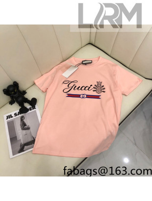 Gucci Cotton T-Shirt Pink 2022 33