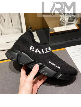 Balenciaga Speed Knit Sock Boot Sneaker Black 2021 05312