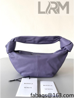 Bottega Veneta Double Knot Mini Top Handle Bag Lavender Purple 2022 629635 