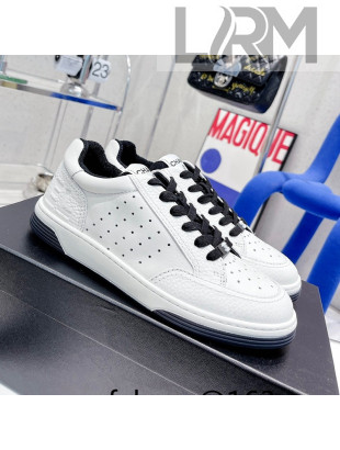 Chanel Calfskin Sneakers White/Black 2022 030536