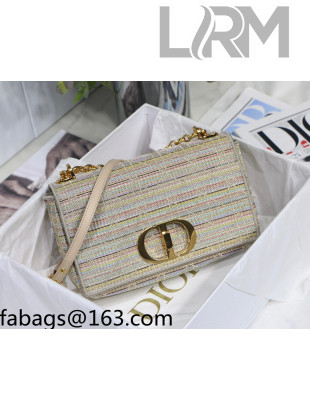 Dior Medium Caro Bag in in Multicolor Stripes Embroidery 2021