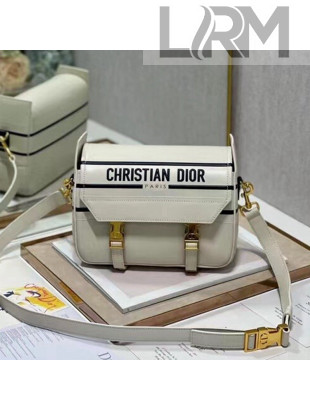 Dior Diorcamp Messenger Bag in Smooth Calfskin White 2022 6619