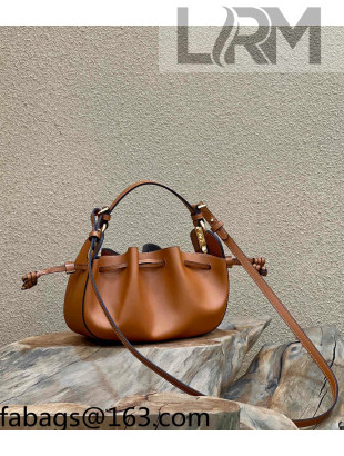 Fendi Pomodorino Leather Mini Bag Brown 2022 8532