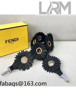 Fendi Strap You Sunflower Shoulder Strap Black 2022