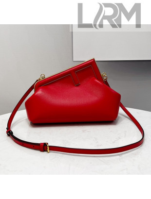 Fendi First Small Nappa Leather Bag Red 2021 80018M