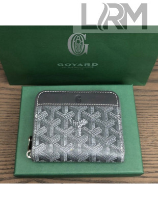 Goyard Matignon PM Short Wallet Grey 2021 10