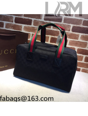 Gucci GG Canvas Duffle Bag 153240 Black 2022