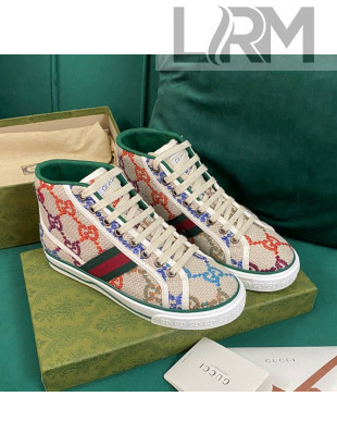 Gucci Tennis 1977 Multicolor GG High-top Sneakers 2022 030571