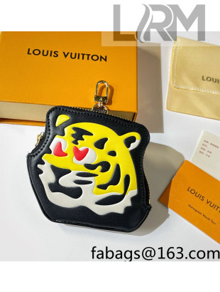Louis Vuitton Tiger Coin Card Holder/Bag Charm Yellow 2022