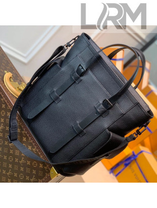 Louis Vuitton Flight Messenger Bag in Taurillon leather M58493 Black 2021