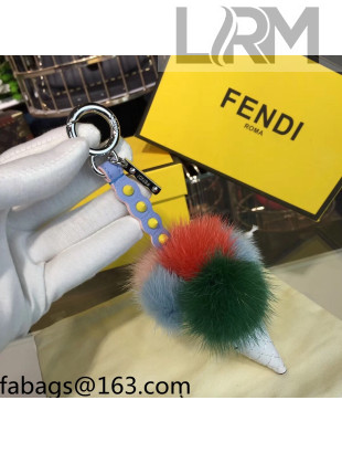 Fendi Ice Cream Bag Charm and Key Holder White 2021