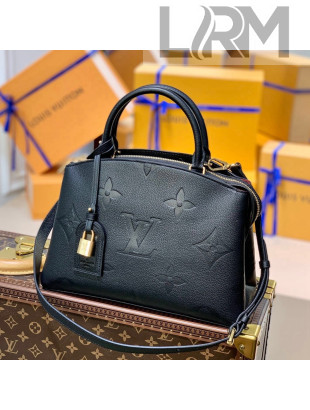 Louis Vuitton Petit Palais Tote Bag in Monogram Leather M58914 Black 2021
