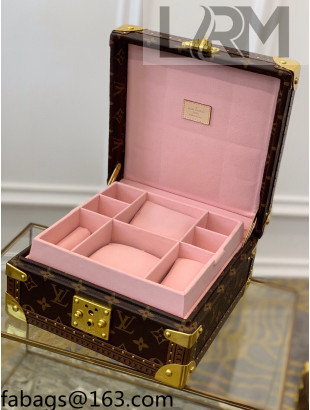 Louis Vuitton Coffret Joaillerie Jewelry Box M20040 Light Pink 2021