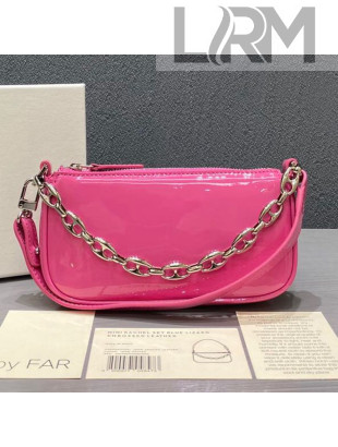 By Far Mini Rachel Pink Patent Leather Bag 2020