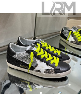 Golden Goose GGDB Super-Star Sneakers in Multicolor Glitter with Star 2022 10