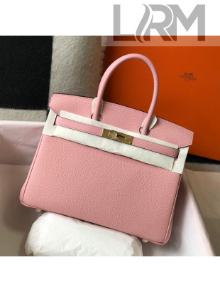 Hermes Birkin Bag 35cm in Togo Leather Pink Milk Shake 2021