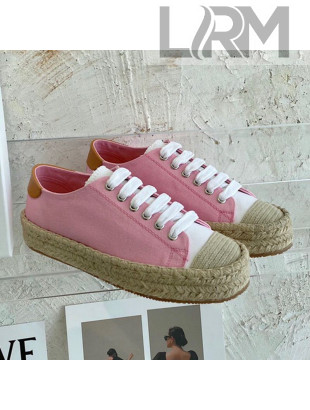 JW Anderson Canvas Espadrille Sneakers Pink 2021