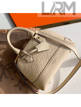 Louis Vuitton Sac Neo Alma BB Monogram Empreinte Leather Bag M44858 White 2019