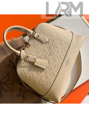 Louis Vuitton Sac Neo Alma PM Monogram Empreinte Leather Bag M44834 White 2019
