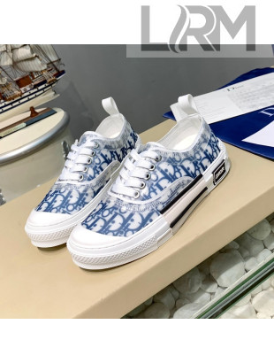 Dior B23 Low-top Sneakers in Blue Oblique Canvas 2021 H06001