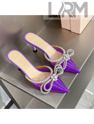 Mach & Mach TPU Heel Slide Sandals 6.5cm Purple 2021 98