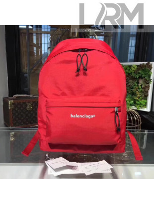 Balen...ga Canvas Explorer Backpack Red F/W 2017