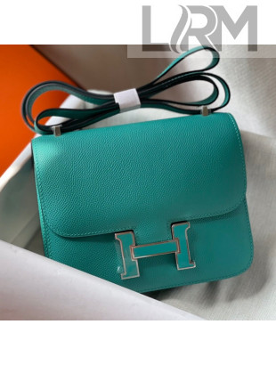 Hermes Constance Bag with Enamel Buckle 18cm in Epsom Leather Green 2021 03