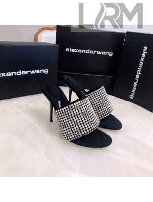Alexander Wang Crystal Slide Sandals 10.5cm Silver 2022 031904