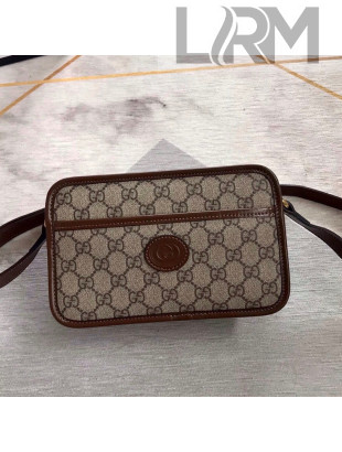 Gucci GG Canvas Mini bag with Interlocking G 658572 Beige/Brown 2021
