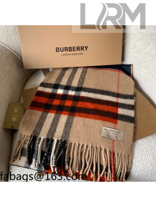 Burberry Check Cashmere Scarf 30x168cm Multicolor 2021 110334