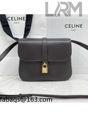 Celine Medium Tabou Shoulder Bag in Smooth Calfskin Dark Grey 2021 196583