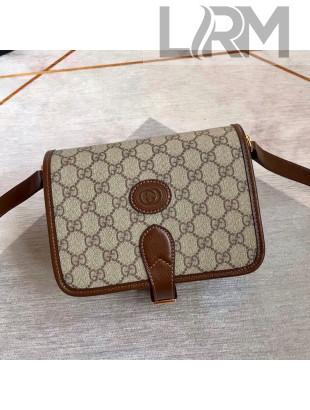 Gucci Mini Shoulder Bag with Interlocking G 671620 Beige/Brown 2021