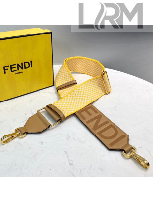 Fendi Strap You Ribbon Shoulder Strap Yellow 2021