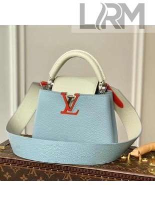 Louis Vuitton Capucines Mini Bag M57519 Blue 2021