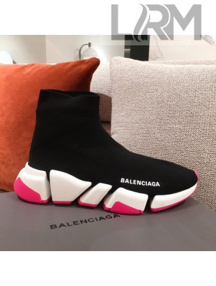 Balenciaga Speed Knit Sock Boot Sneaker Black 2021 10 ( For Women and Men)