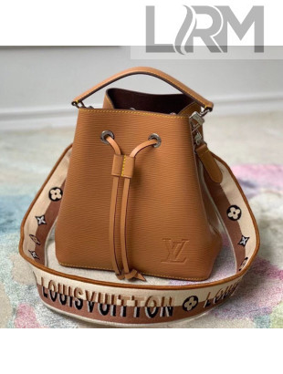 Louis Vuitton NéoNoé BB Bucket Bag in Honey Gold Epi Leather M57706 2021