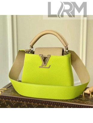 Louis Vuitton Capucines Mini Bag M57521 Fluorescent Yellow 2021