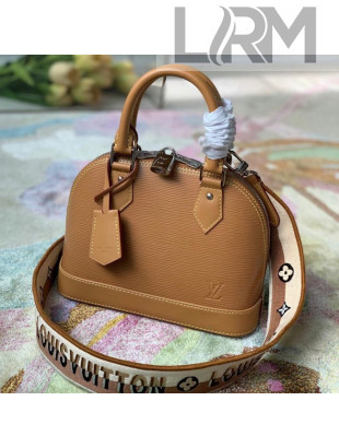 Louis Vuitton Alma BB Bag in Honey Gold Epi Leather M57540 2021