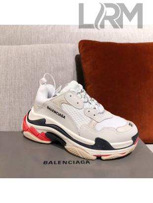 Balenciaga Triple S Sneakers White/Grey 2021 06 (For Women and Men)