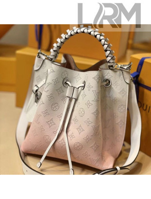 Louis Vuitton Muria Bucket Bag in Gradient Pink Mahina Perforated Leather M57853 2021
