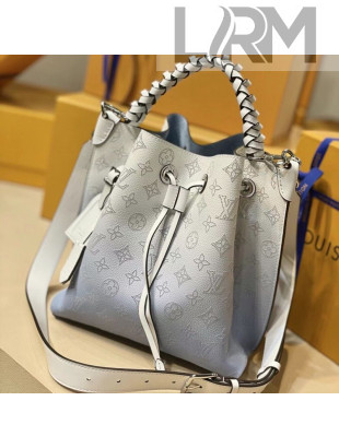 Louis Vuitton Muria Bucket Bag in Gradient Blue Mahina Perforated Leather M57853 2021