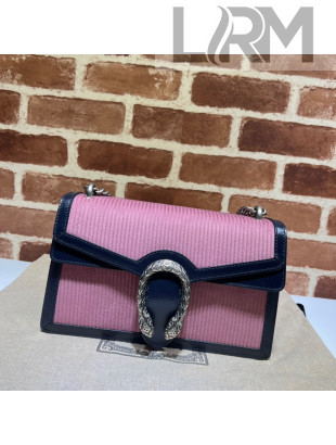 Gucci Dionysus Corduroy Small Shoulder Bag 400249 Pink 2021 