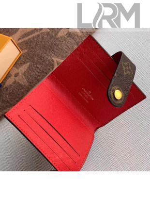 Louis Vuitton Monogram Canvas Victorinem Card Holder M66533 Red 2020