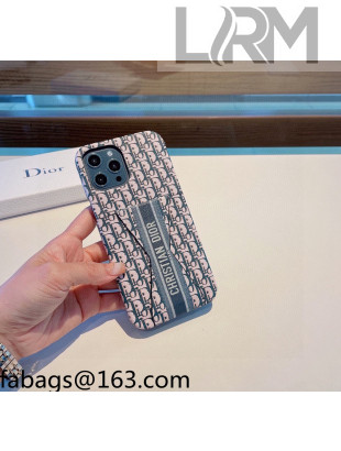 Dior Oblique Canvas iPhone Case Green 2021 110506